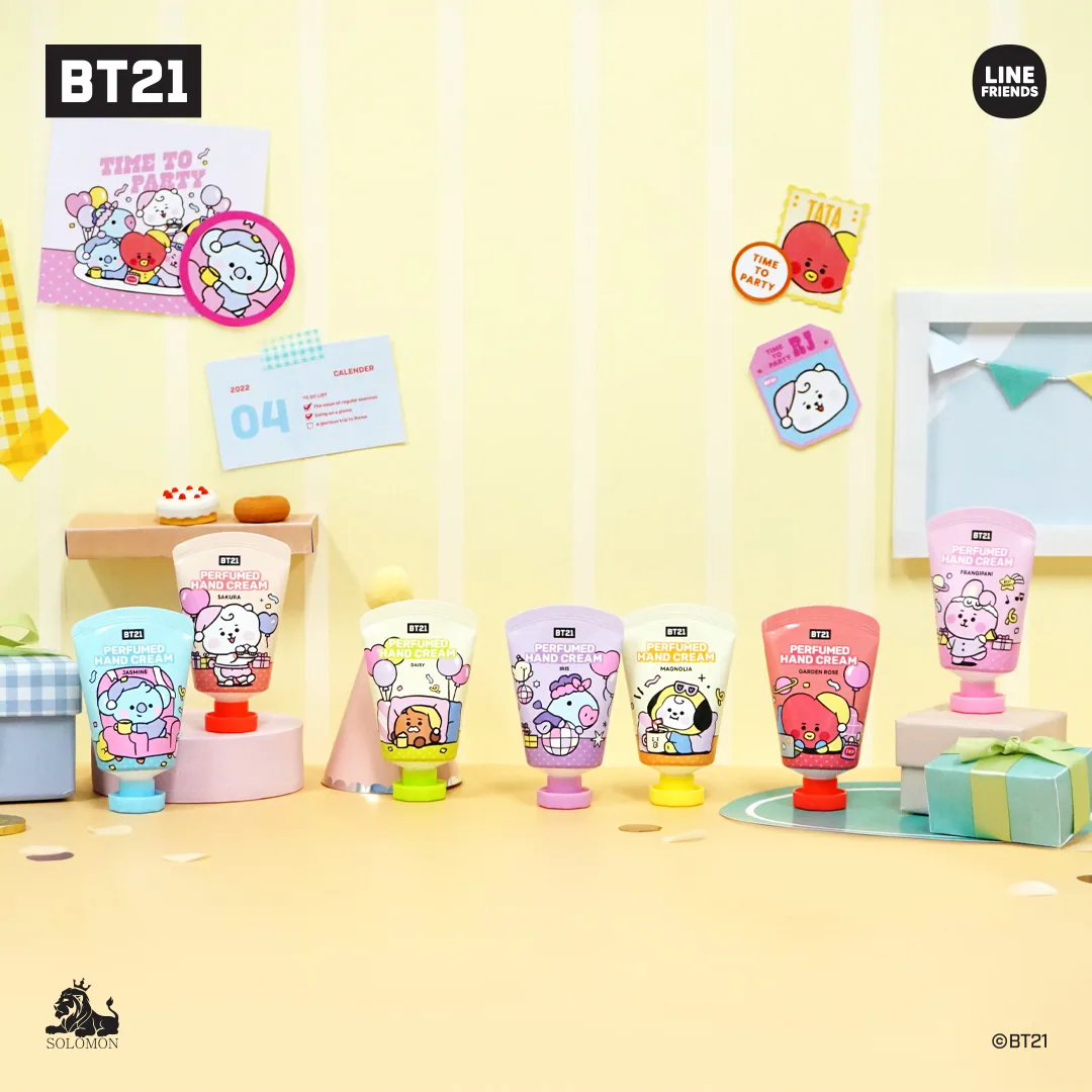 BT21 HAND CREAM OEM 제작 사례