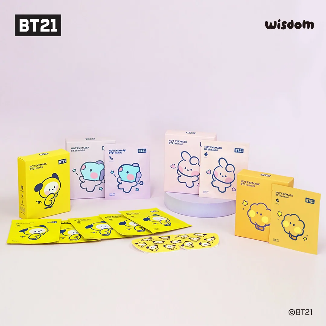 BT21 HOT EYE MASK OEM 제작 사례