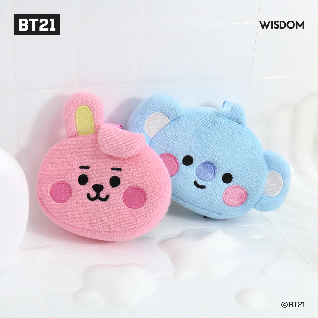 BT21 SHOWER SPONGE OEM 제작 사례