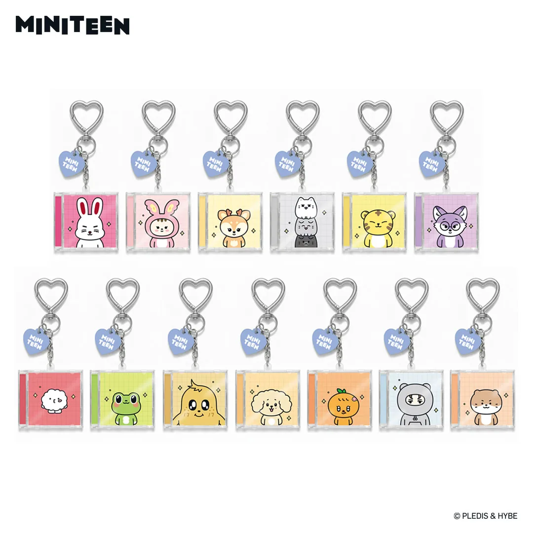 MINITEEN MINI CD KEYRING OEM 제작 사례