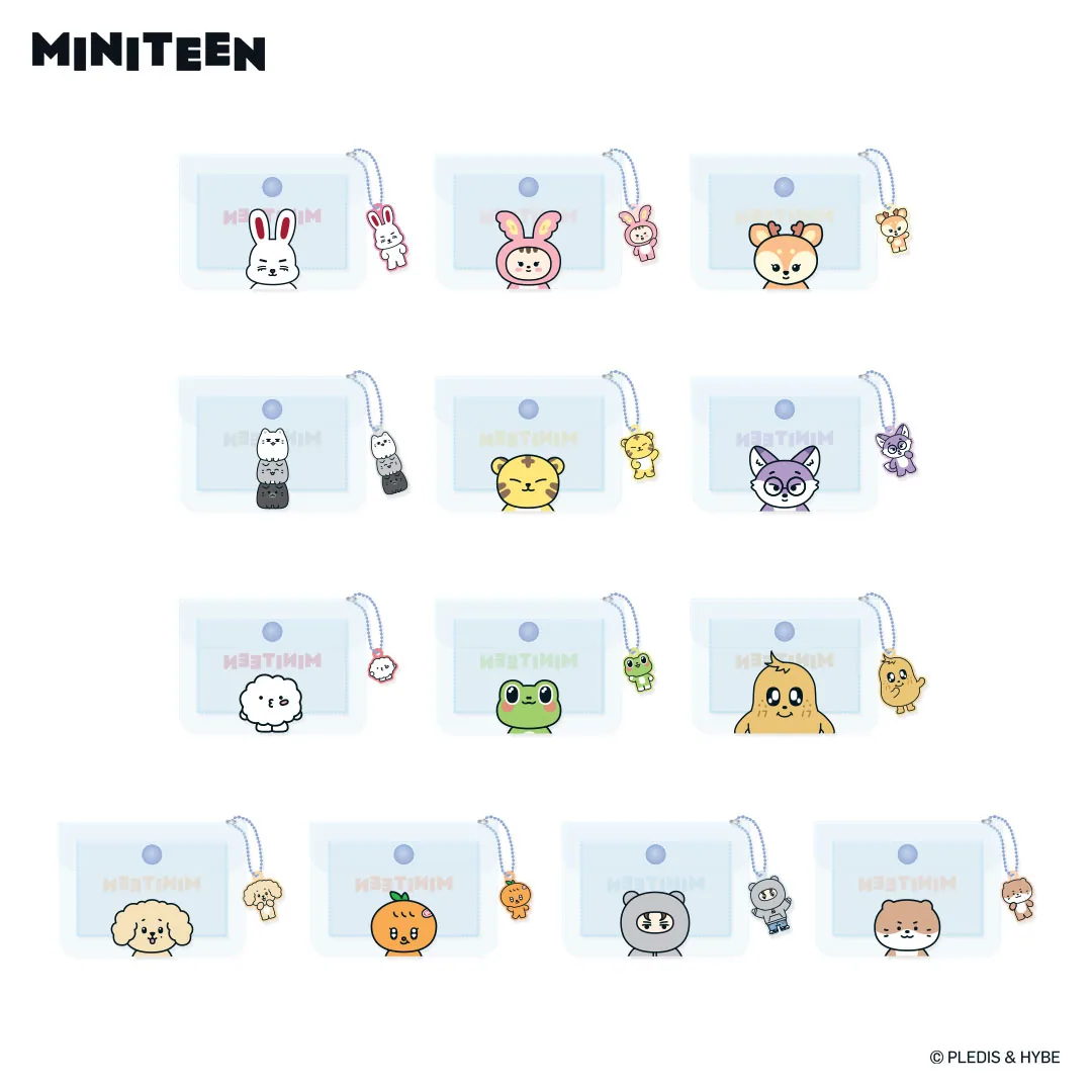 MINITEEN PVC TRANSPARENT STORAGE POUCH OEM 제작 사례