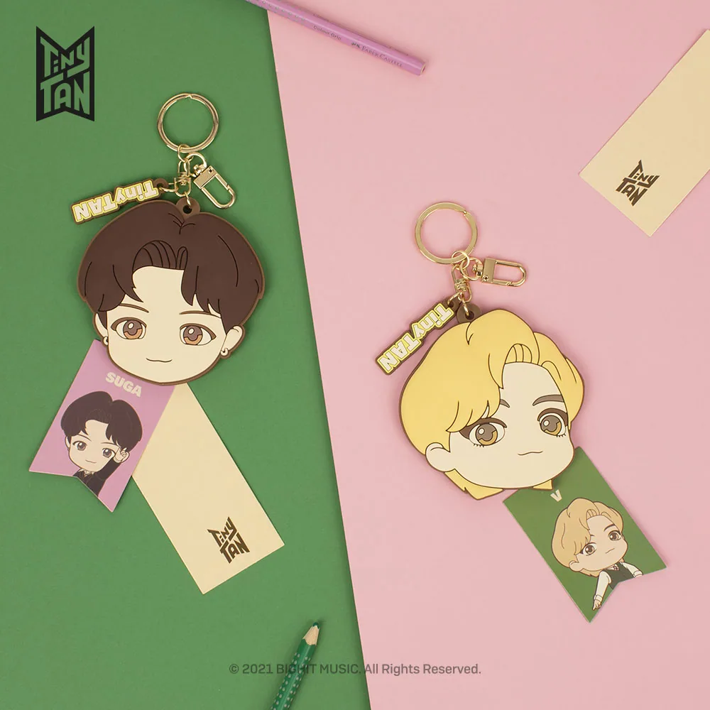 Tiny TAN MIRROR KEYRING OEM 제작 사례