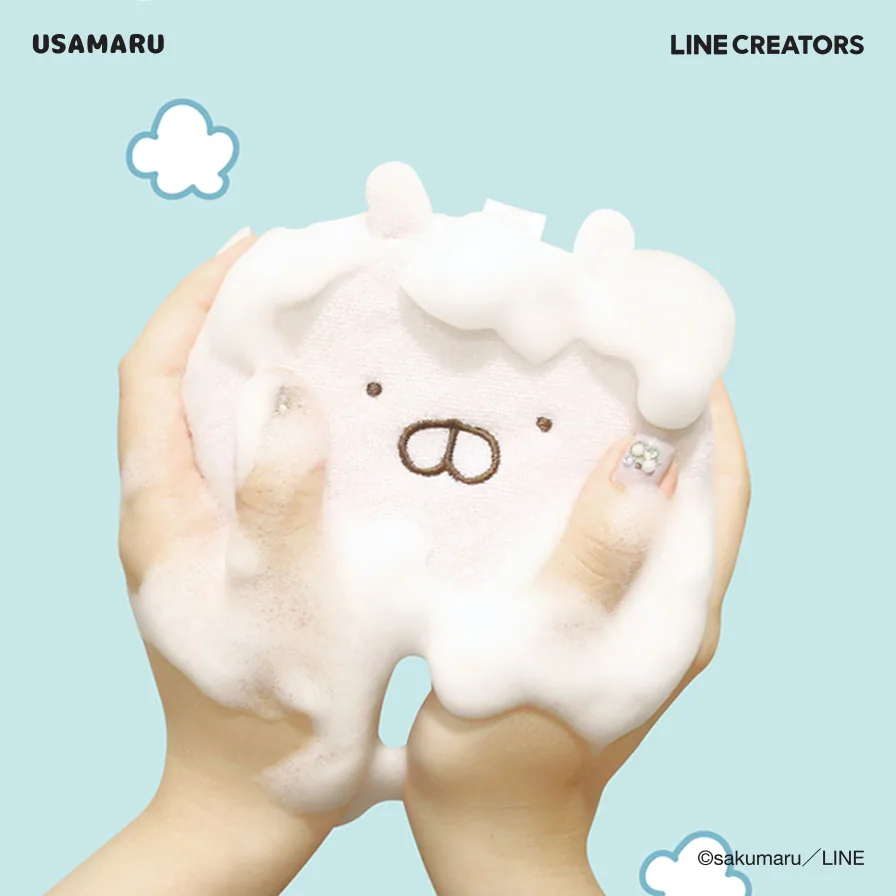 USAMARU SHOWER SPONGE OEM 제작 사례
