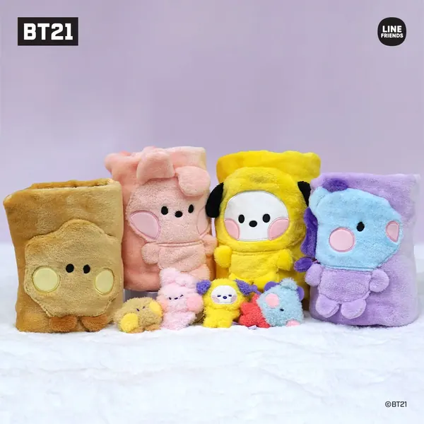 BT21 블랭킷 OEM 제작 사례