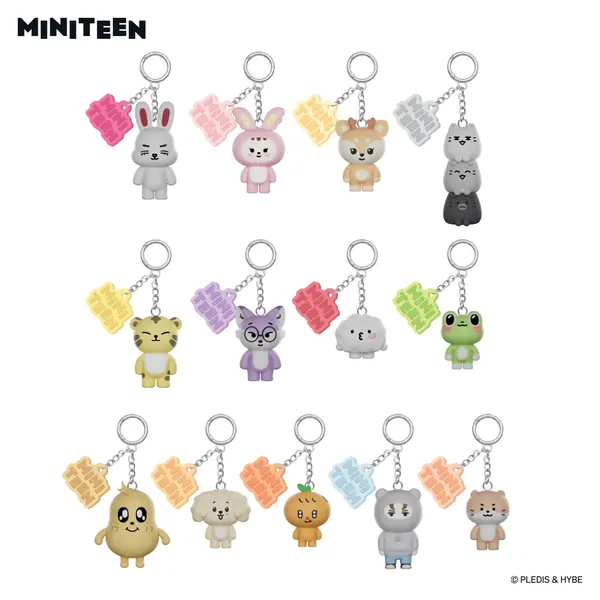 MINITEEN 피규어 키링 OEM 제작 사례
