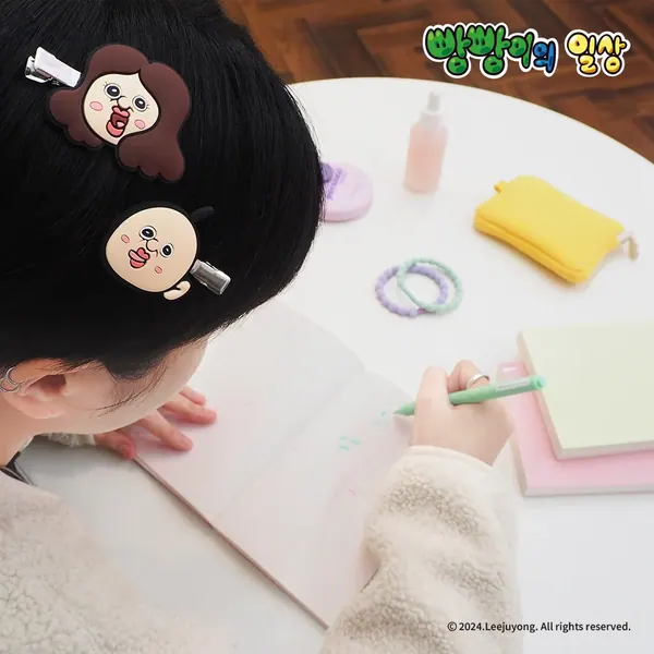 빵빵이의 일상 HAIR CLIP OEM 제작 사례