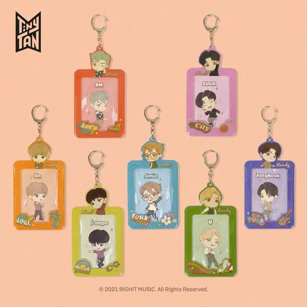 Tiny TAN PHOTO CARD HOLDER 1 OEM 제작 사례