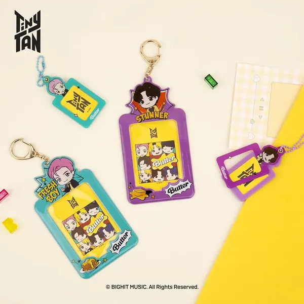 Tiny TAN PHOTO CARD HOLDER 2 OEM 제작 사례