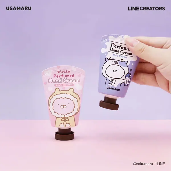 USAMARU 퍼퓸 핸드크림 OEM 제작 사례